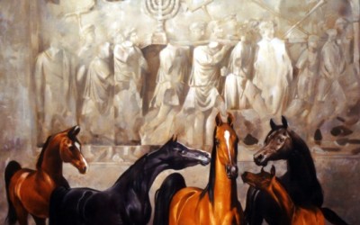 Jerusalem Story, oil on canvas