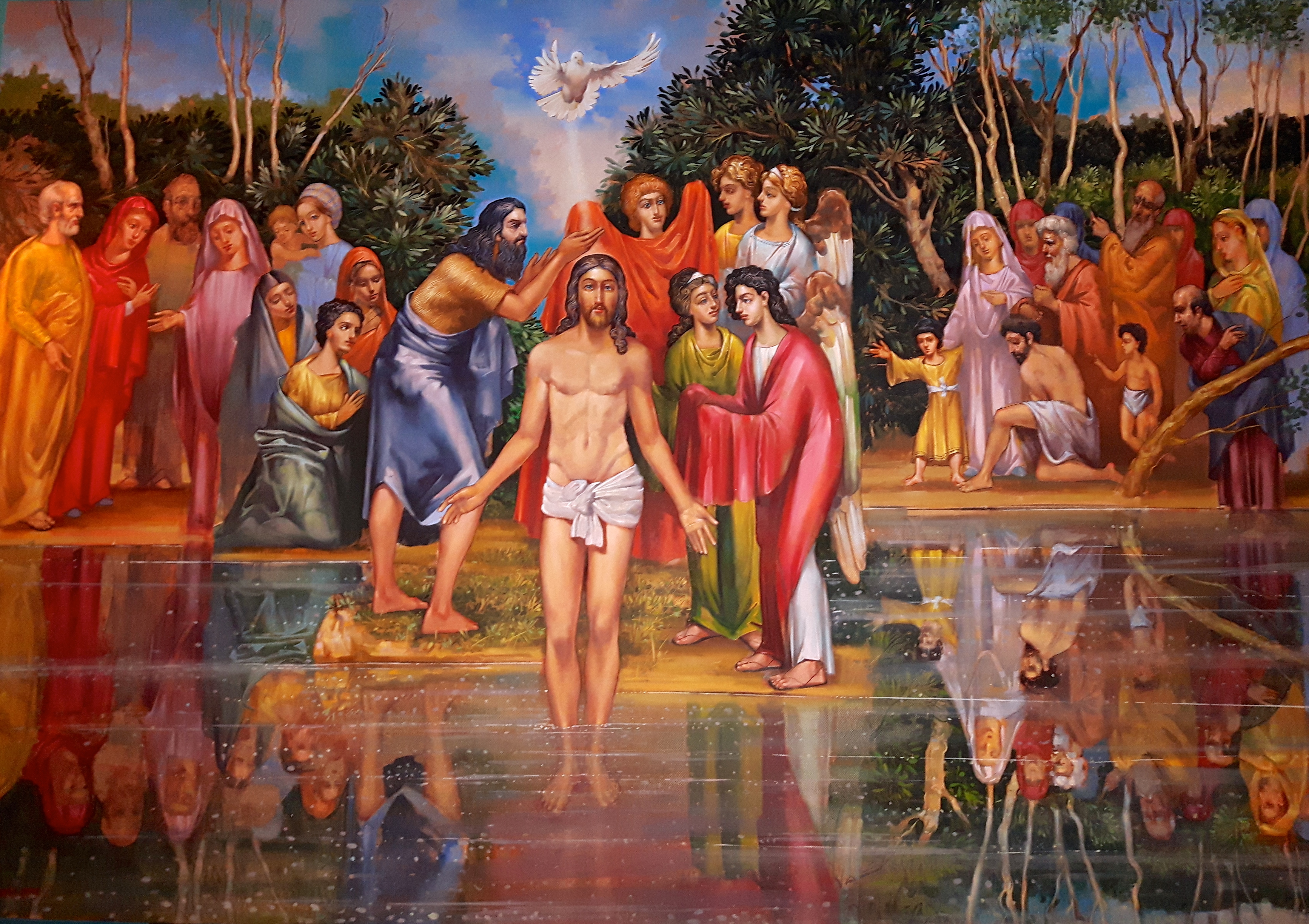 Baptism of Christ by GEORGI Danevski, 2018.