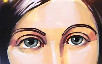 Detail of St. Philomena's Eyes
